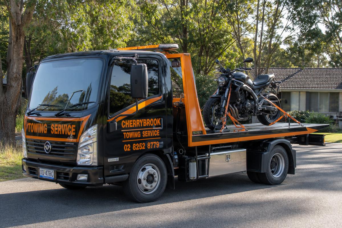 Motorbike Towing — Cherrybrook Towing Service